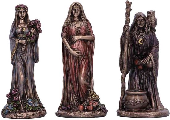 Beeld Schikgodinnen "Mother Maiden Crone" (15 cm)