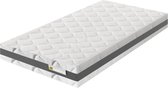 Cloudtemp Matras - Medisch erkend - Aanpasbaar - Eenpersoons 100x210- Wasbaar - NASA traagschuim - Pocketvering - Koudschuim - Bamboe -Luxe matras - Premium kwalitei