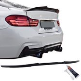 Geschikt voor Bmw 4 Serie F32 Coupe Achterklep Ducktale Extention Lip Styling Spoiler Hoogglans Zwart