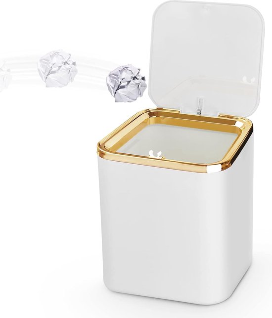 Small bin with lid best sale