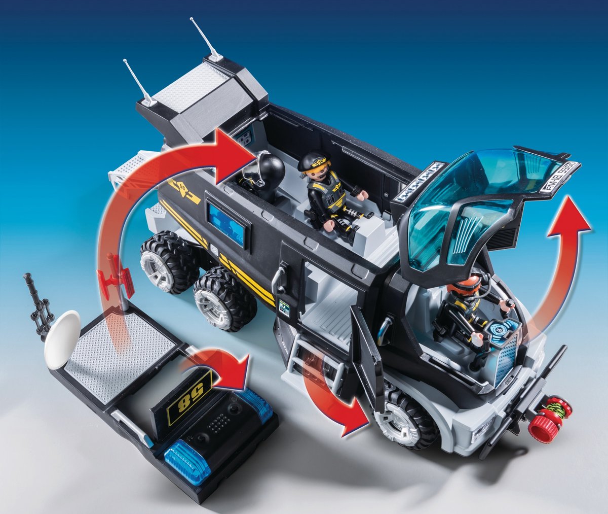 PLAYMOBIL City Action SIE-truck met licht en geluid - 9360 — afbeelding 19