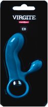 Mini Vibrator met Clitoris Borsteltje - blauw