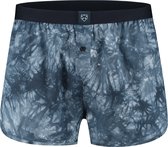 A-dam Blue Marble - Boxershort - Katoen - Onderbroek - Ondergoed - Heren - Blauw - L