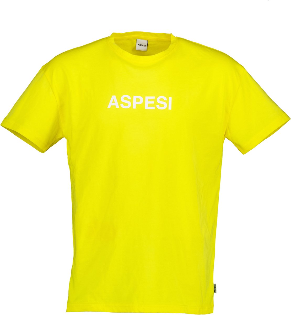 Aspesi Shirt Geel Katoen maat S Basic t-shirts geel