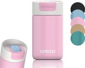 Kambukka Olympus Thermosbeker 300 ml - makkelijk reinigen - lekvrije Koffiebeker - RVS - Pink Kiss