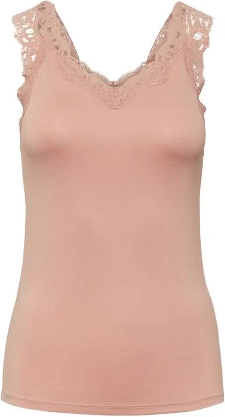 PIECES PCBARBERA LACE TOP NOOS BC Dames Tanktop - Maat S