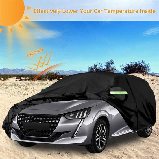 Upgrade4cars Car Cover Outdoor Full Garage Breathable Waterproof Complete Car Cover All Seasons Universal Car Cover SUV XL 533 x 196 x 150 cm