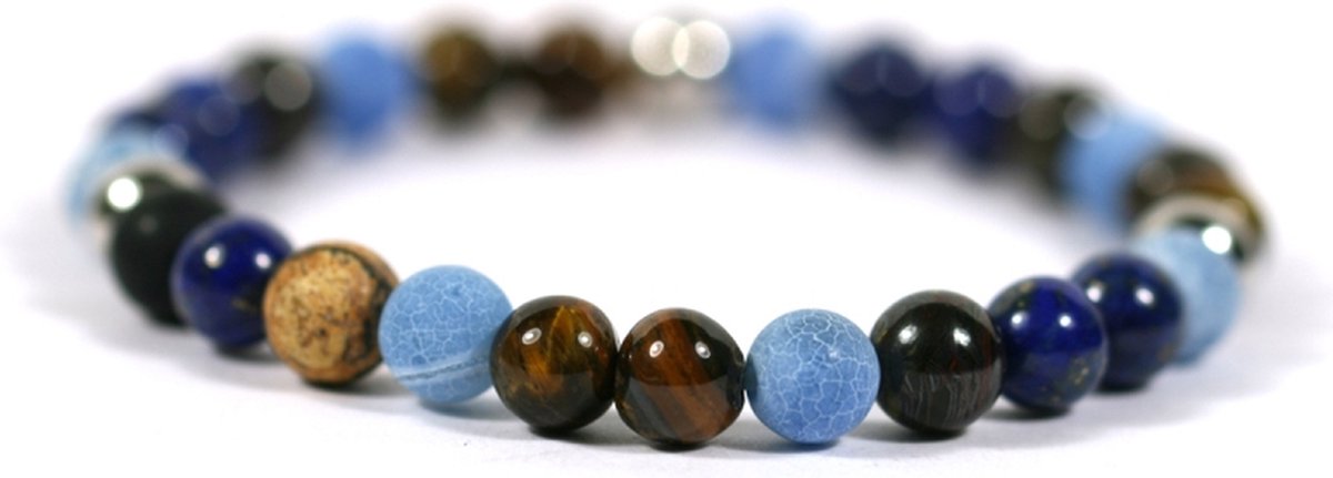 IbizaMen - Heren armband color BLUE