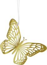 Gouden vlinder metalen hanger - Pluto Design
