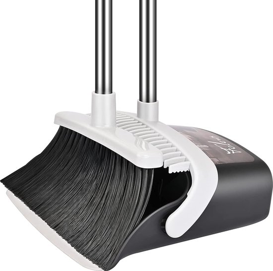 SZYHD Ensemble Balai Et Pelle à Balayette En Acier Inoxydable Et