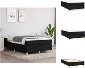 vidaXL Boxspringframe - Zwart - 203 x 120 x 35 cm - Inclusief montagehandleiding - Geschikt voor matras 120 x 200 cm - Bed