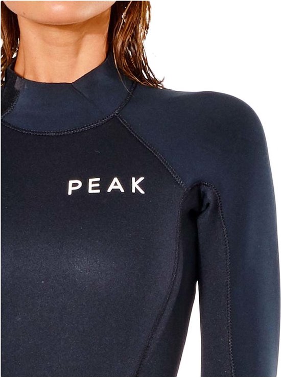 Wetsuit voor dames, 3 mm, lange mouwen, full-body wetsuit voor heren, met ritssluiting op de rug, voor speervissen, surfen, snorkelen, kanoën, duikpak
