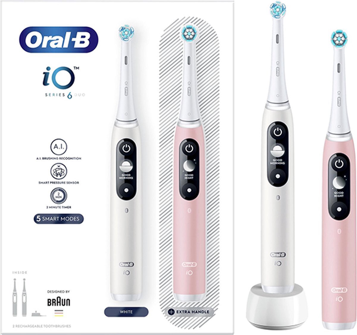 Oral-B iO Series 6 White + Extra Body Pink
