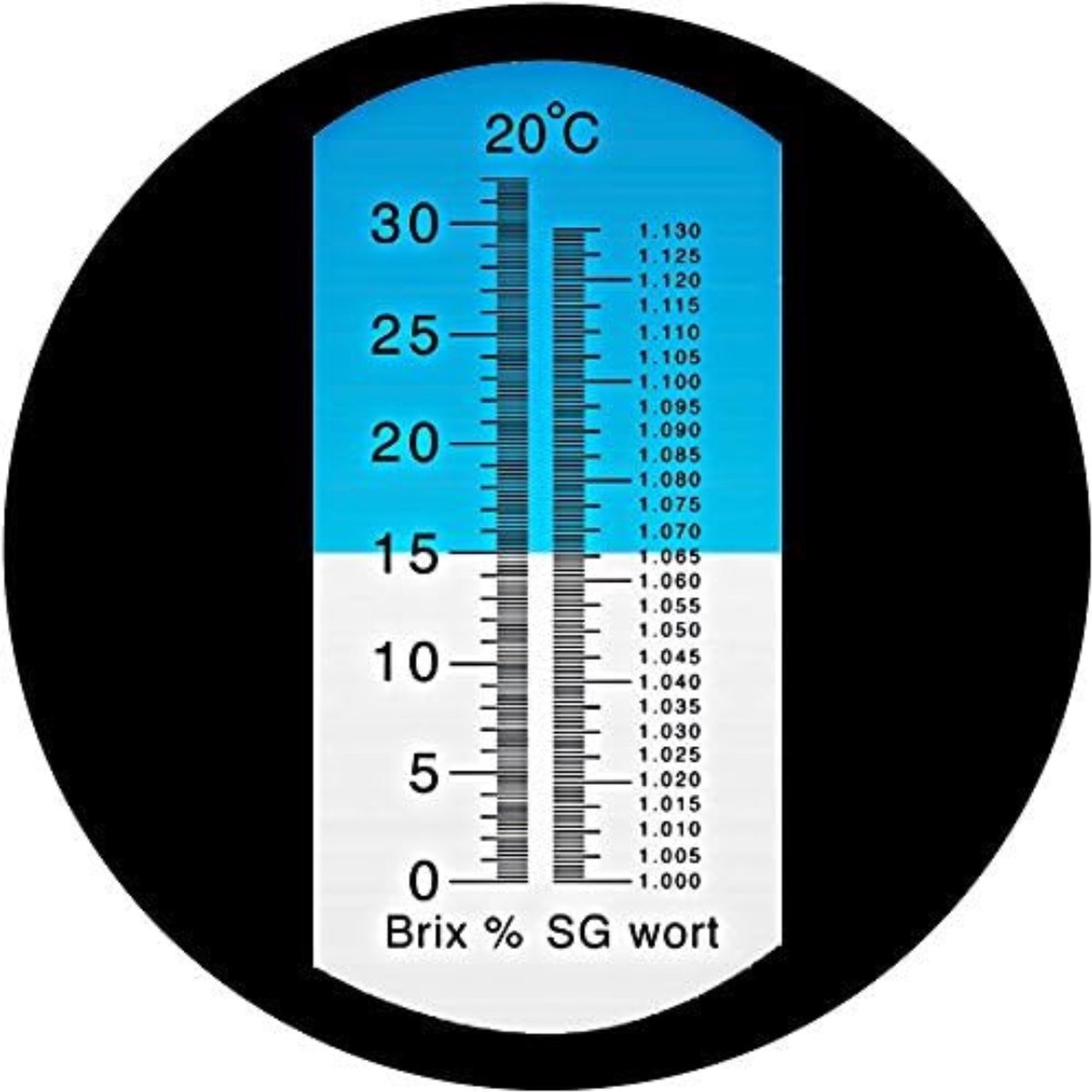 Réfractomètre à alcool portatif pour le sucre et l – Grandado