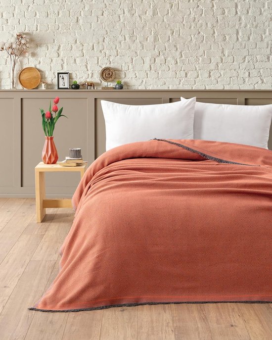 ACUSHLA Merinowollen deken - warm, dik, wasbaar, grote plaid - 87 x 63 ACUSHLA Merinowollen deken - warm, dik, wasbaar, grote plaid - 87 x 63