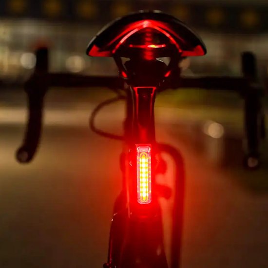 Feu de vélo Gaciron W16 | Feu arrière LED USB - étanche IPX7