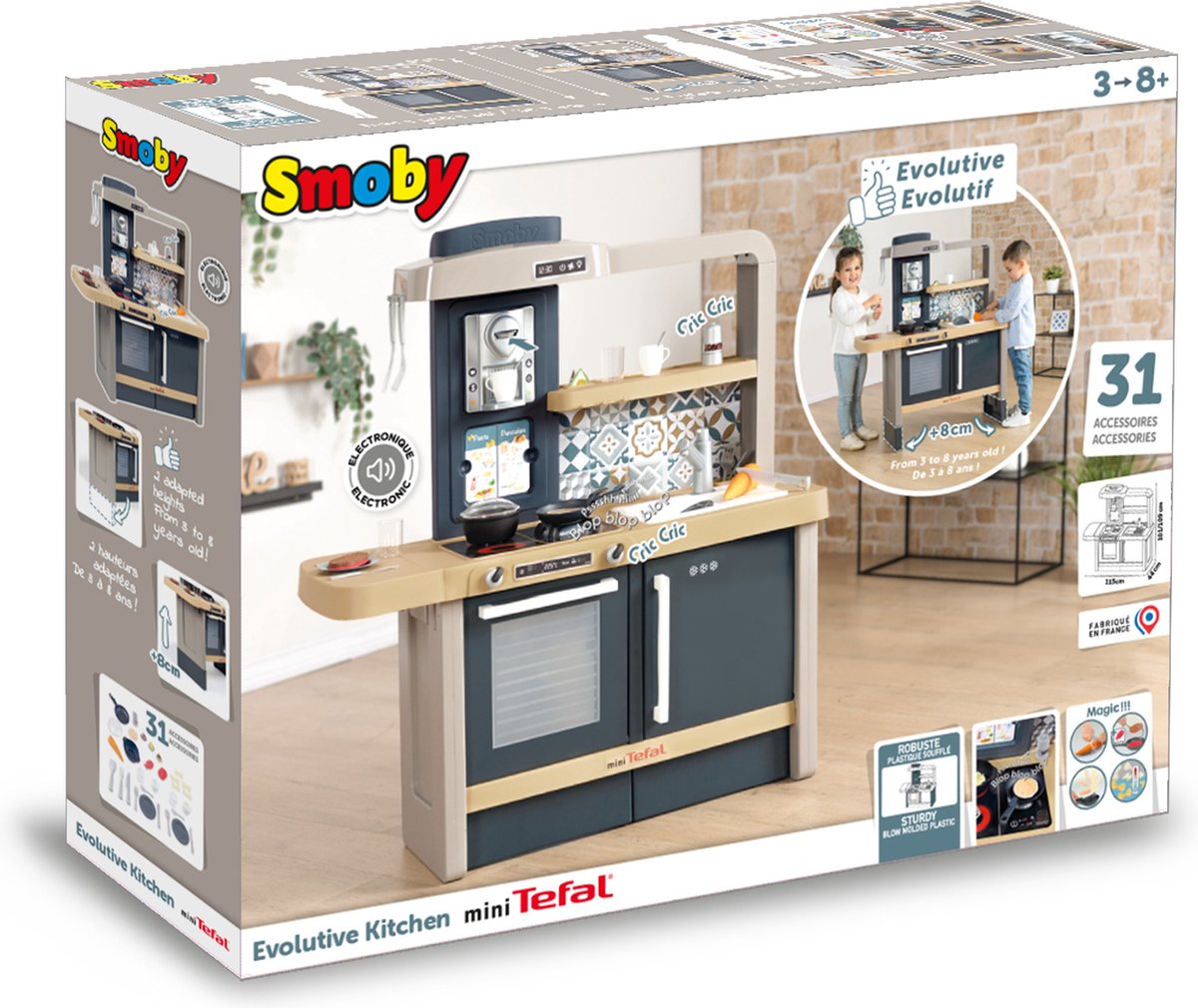 Smoby - Tefal Evolutieve Keuken - Speelgoedkeuken — afbeelding 7