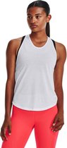 Under Armour Streaker Mouwloos T-shirt Wit XS Vrouw