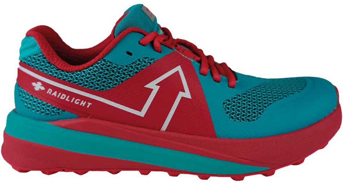 Raidlight Ascendo Trailschoenen Groen Rood Vrouw