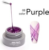 Jelly Bean Nail Polish spider gel Paars - nail art gel Purple - UV gellak 5ml
