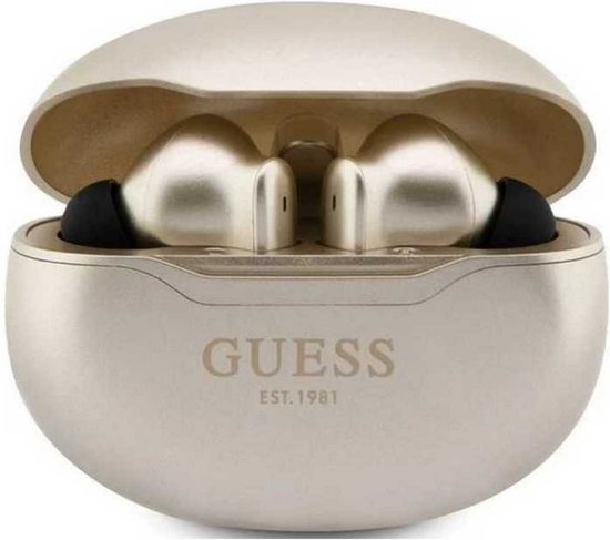 Guess True Wireless Universele Bluetooth In-Ear Oordopjes - Goud