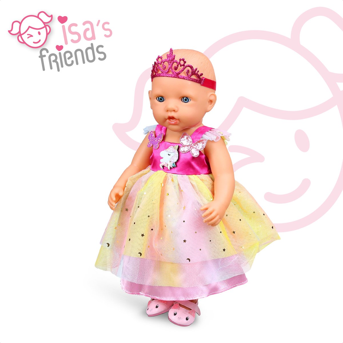 Isa's Friends® - Poppenkleding - Kleertjes geschikt voor o.a. BABY born - 43 cm — afbeelding 6