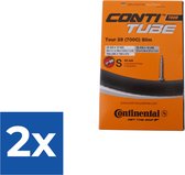 Continental Tour Slim 28 Binnenband - Stadsfiets - Frans Ventiel - 42 mm - Voordeelverpakking 2 stuks