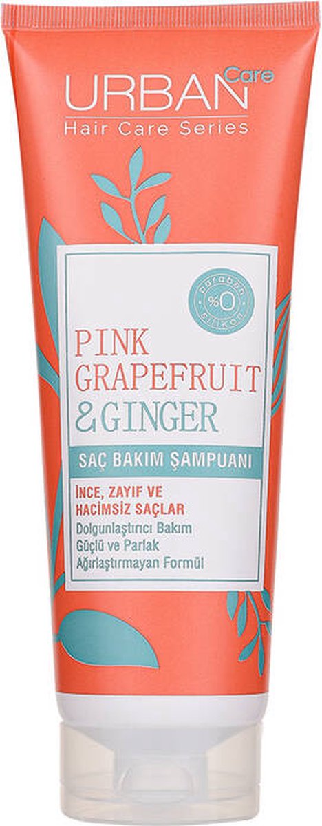 URBAN CARE Pink Grapefruit & Ginger Shampoo 250ML