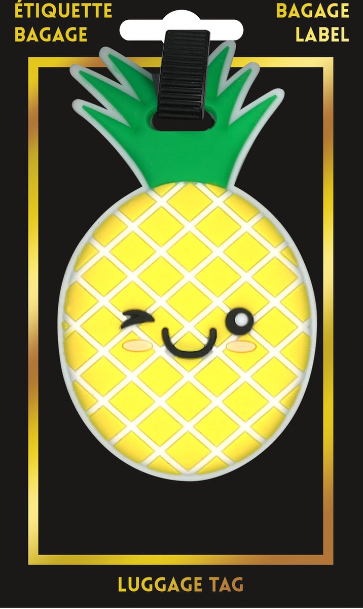 Bagagelabel Ananas