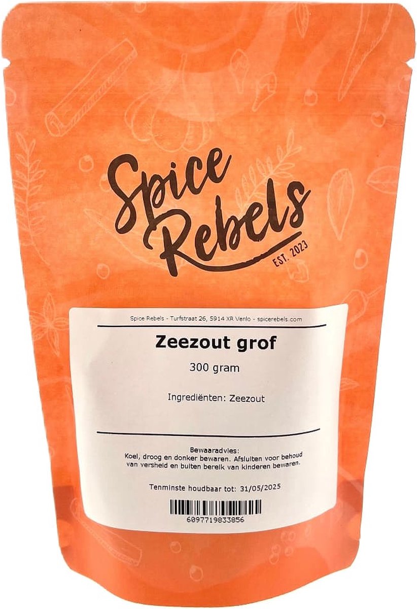 Goedkoopste Spice Rebels - Zeezout grof - zak 300 gram