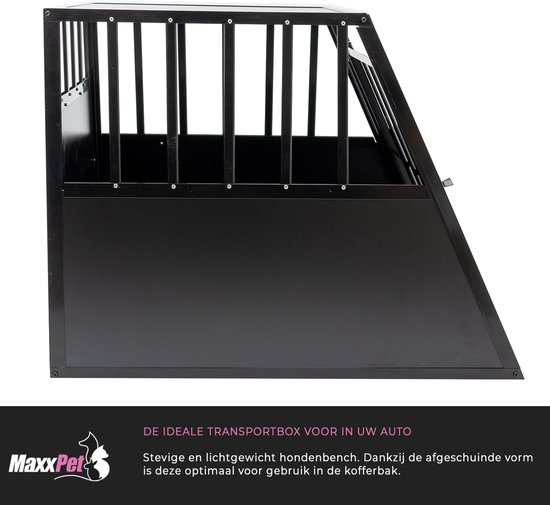 Autobench Hondenbench 69 x 54 x 50 cm aluminium