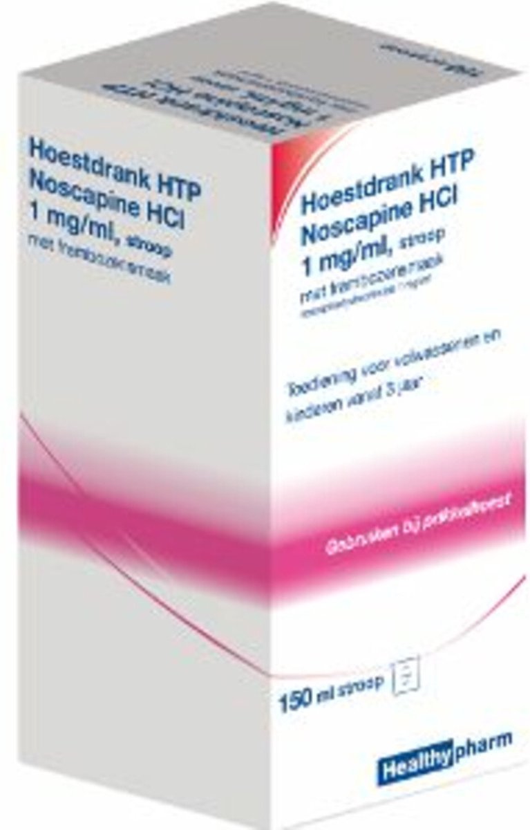 Goedkoopste Healthypharm Noscapine Hoestdrank - 2 x 150 ml