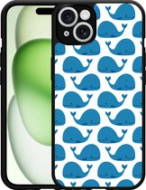 Cazy Hardcase Hoesje geschikt voor iPhone 14 Whales