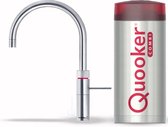 Bol.com Quooker Fusion round met COMBI+ boiler 3-in-1 kokend water kraan RVS aanbieding