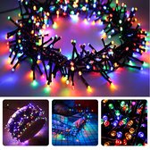 Cheqo® Kerstverlichting - Kerstboomverlichting - Kerstlampjes - 192 LED - 1.4M - Voor Binnen en Buiten - Timer - Veelkleurig - 8 Lichtfuncties - Lang Snoer - Multicolor - Gekleurde Kerstverlichting - Sfeerverlichting - Feestverlichting