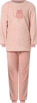 Cocodream fleece meisjes pyjama - Dream Big - 128 - Roze.