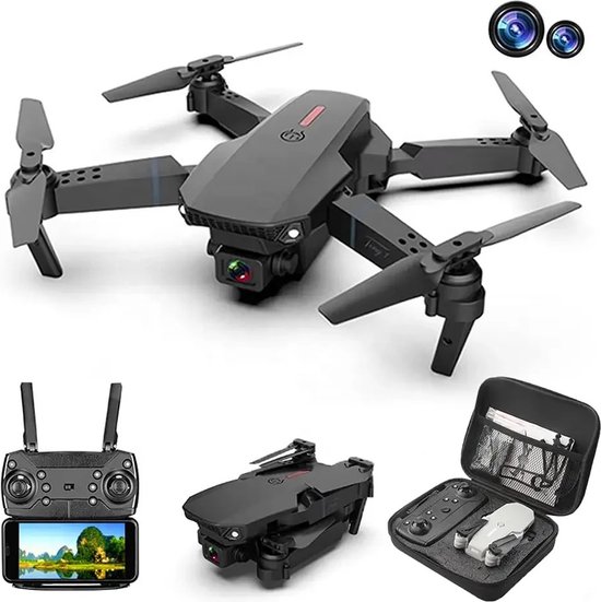 Caméra Quad Drone 4K - Comprend un sac de transport - 3 Batteries - Temps  de vol de 36