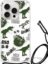 Case Anti-shock Geschikt voor iPhone 15 Pro Dinosaurus