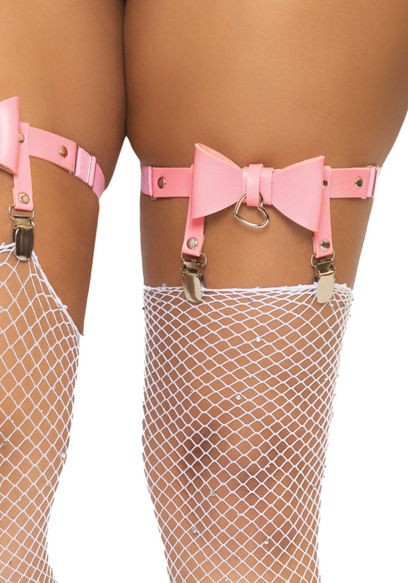 Goedkoopste Vegan leather thigh high gart.