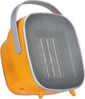 MPM - Mobiele Heater in Modern Design - 5 Temperatuur Instellingen met Timer - Max. 1500W - Kachel Elektrisch Oranje