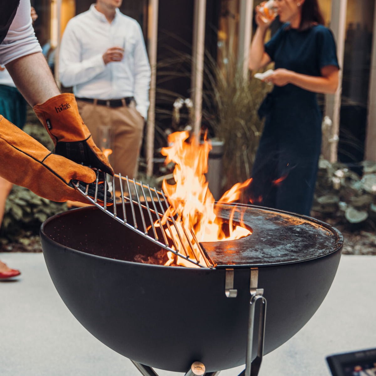 Höfats Bowl 70 Fire Bowl Plancha Set High