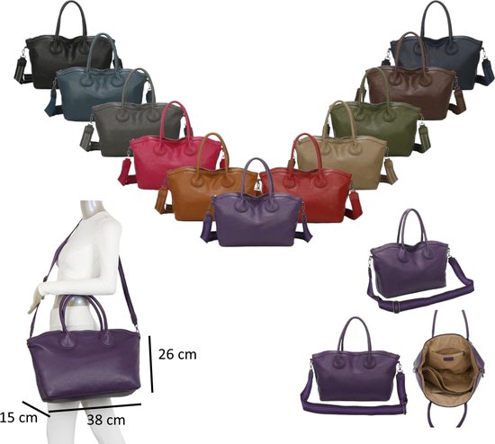 Poalo Bags - weekendtas - handbagage - paars