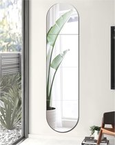 Spiegel gemaakt van glas, HD doe-het-zelf wandspiegel, Lange spiegeltegels, Zelfklevend, Plakspiegel, Grote wand in keuken, woonkamer en badkamer.