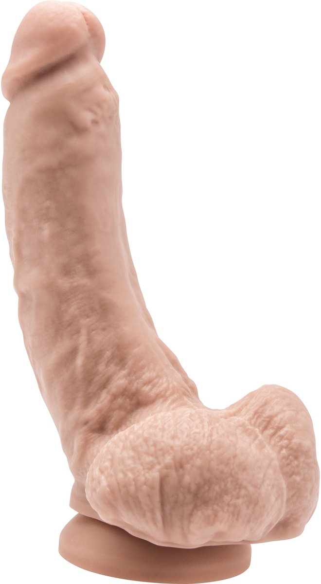 Get Real 8" Dong Met Ballen Blank