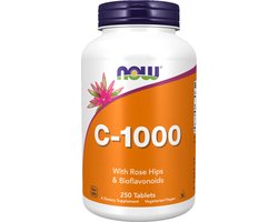 NOW Foods NOW Foods C-1000 Sustained Release (250 Tabs) Unflavoured - Vitaminen, mineralen & gezondheid - Vitaminen