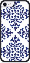 iPhone 8 Hardcase hoesje Delfts Blauw - Designed by Cazy