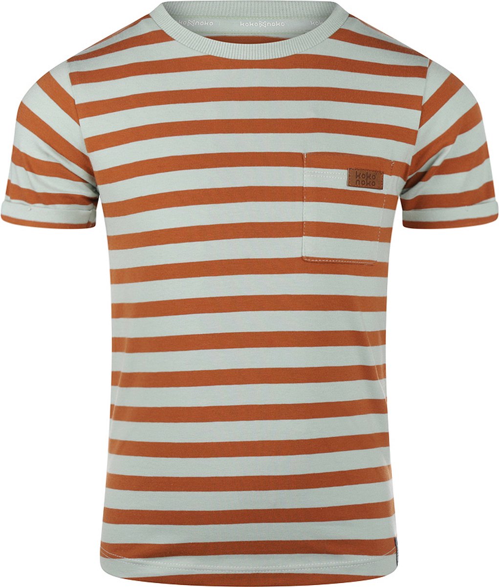 Koko Noko R-boys 1 Jongens T-shirt - Light aqua - Maat 80