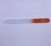 Glasvijl voor nagels | merk Gösol | geschikt voor broze nagels | maxi| kleur oranje