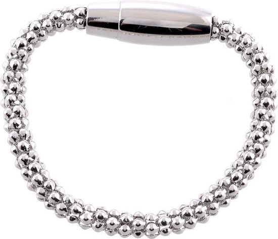 Behave Armband zilver kleur 16 cm