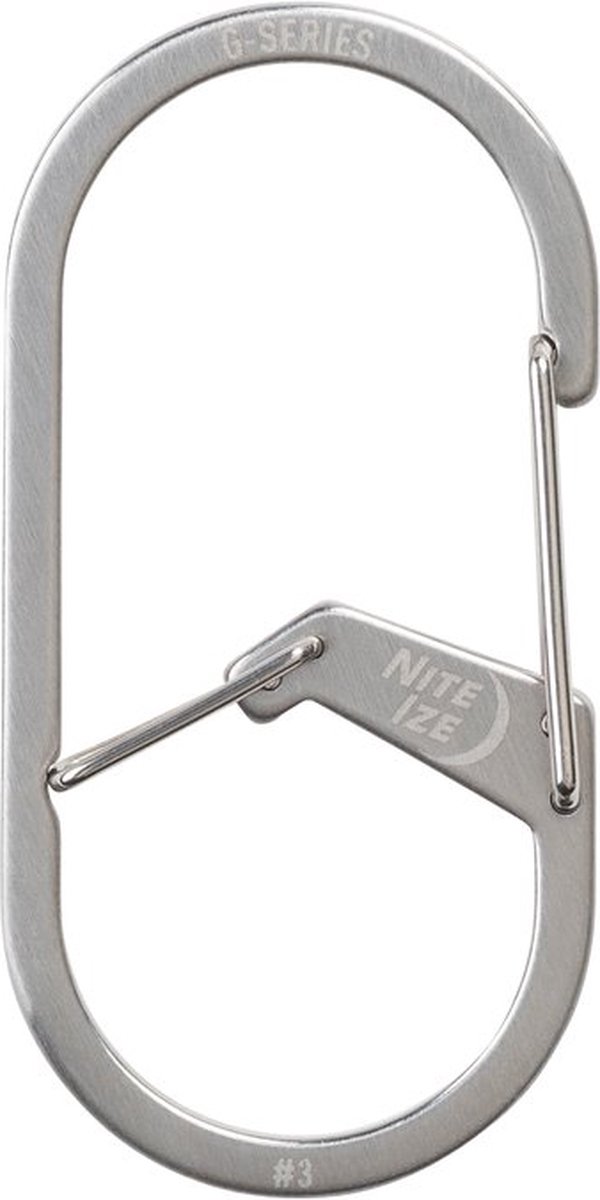 Nite Ize - G-Series Dual Carabiner - #3 - Zilver